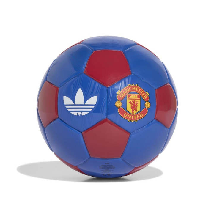 ADIDAS Mini Palla Mufc Away Originals 26 27 Blu Rosso