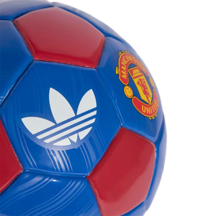 ADIDAS Mini Palla Mufc Away Originals 26 27 Blu Rosso