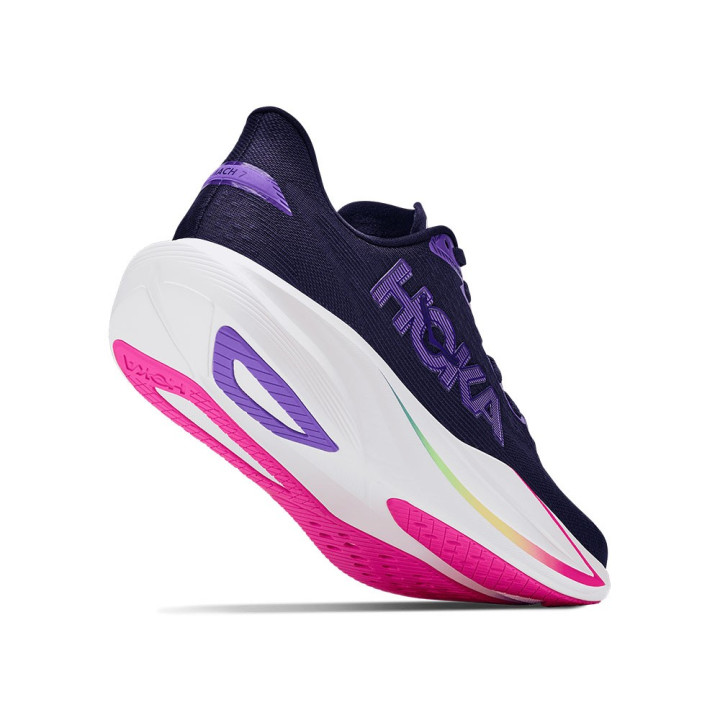 Hoka Mach 7 Carbon Nero Cosmic Purple - Scarpe Running Donna