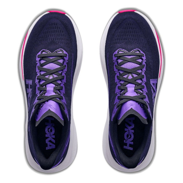 Hoka Mach 7 Carbon Nero Cosmic Purple - Scarpe Running Donna