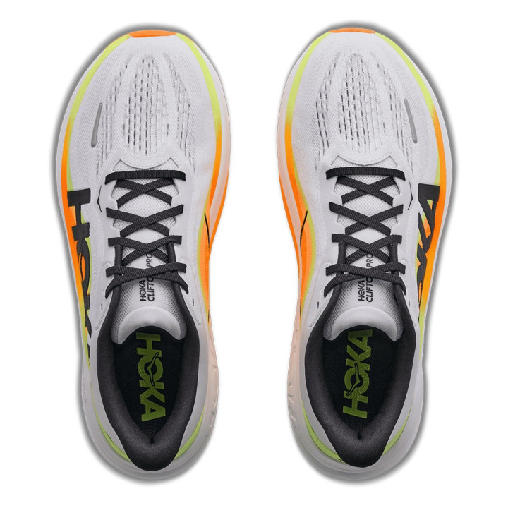 Hoka Clifton Pro Cosmic Grigio Nero - Scarpe Running Uomo