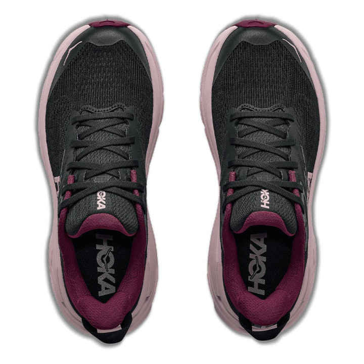 Hoka Challenger 8 Nero Rosa Opal - Scarpe Trail Running Donna