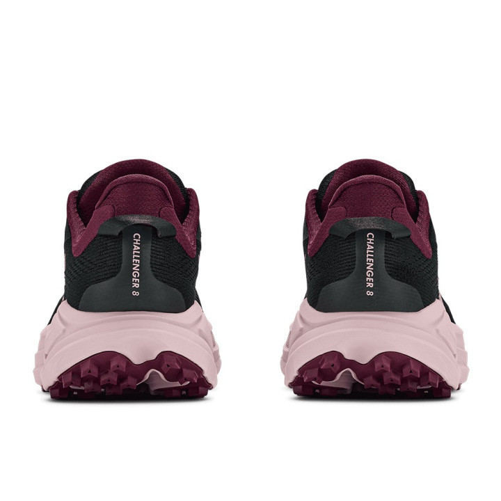 Hoka Challenger 8 Nero Rosa Opal - Scarpe Trail Running Donna