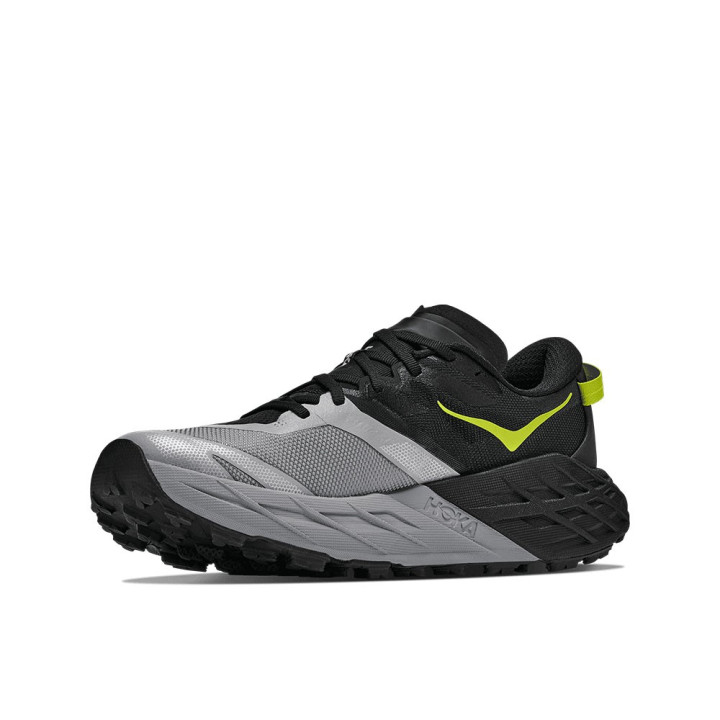 Hoka Speedgoat 7 Nero Stellar Grigio - Scarpe Trail Running Uomo