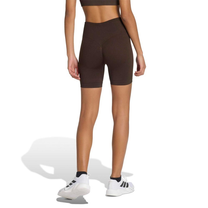 ADIDAS Shorts Sportivi Scrunch Marrone Donna