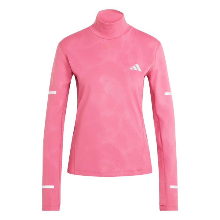 ADIDAS Maglia Running Turtle Neck Adi365 Climawarm Rosa Donna