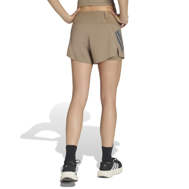 ADIDAS Pantaloncini Runnings Adi365 Iconic 2In1 Brown Donna