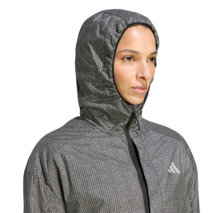 ADIDAS Giacca Running Full Zip Adi365 Climawarm Nero Donna