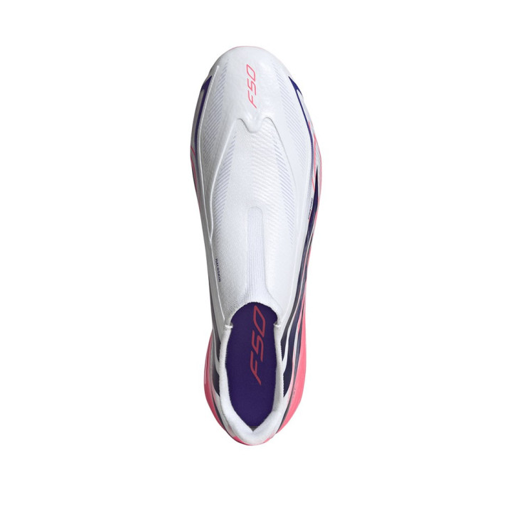 ADIDAS F50 Hyperfast League Ll Fg Bianco Viola - Scarpe Da Calcio Uomo