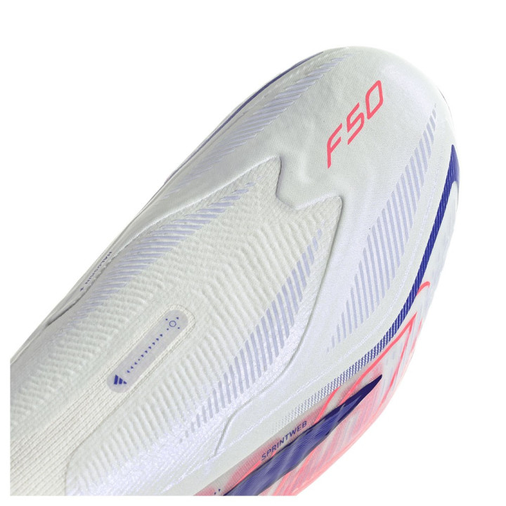 ADIDAS F50 Hyperfast Elite Ll Fg Bianco Viola - Scarpe Da Calcio Uomo