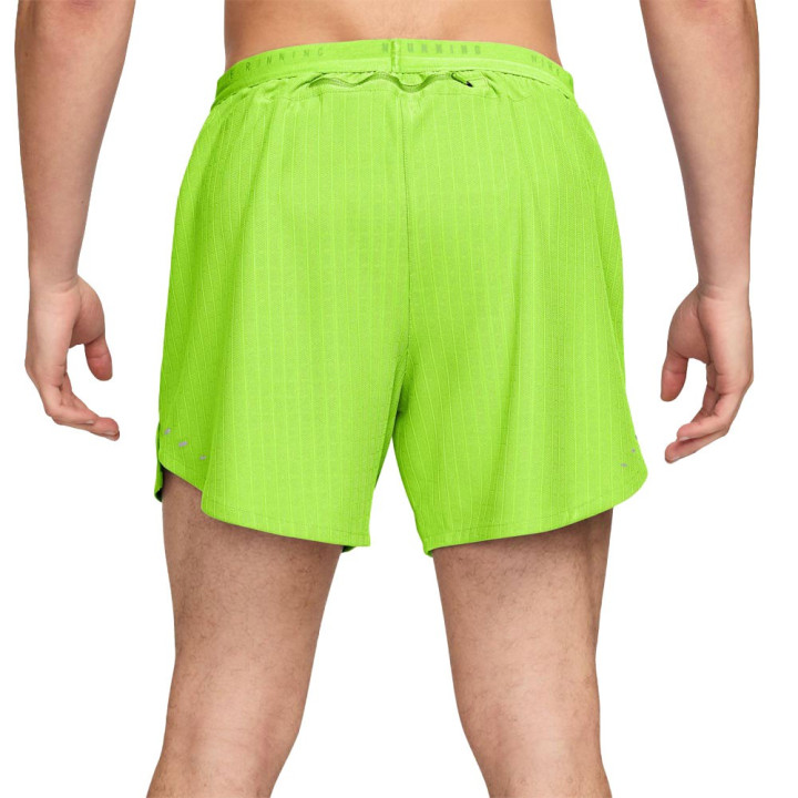 Nike Pantaloncini Running Aero-Fit 5" Bf Volt Argento Uomo