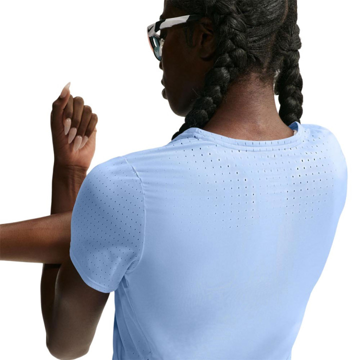 Nike T-shirt RunningAeroswift Aluminum Atomic Rosa Donna