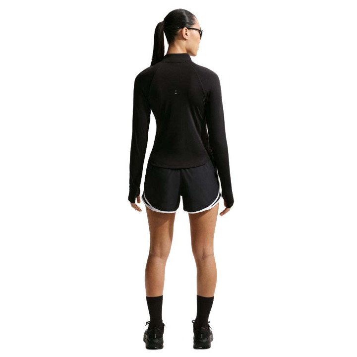 Nike Pantaloncini Running Tempo Run Nero Argento Donna