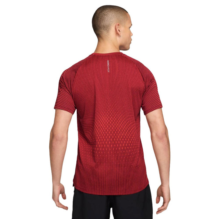 Nike Maglia Running Aero-Fit Stride Rosso Grigio Uomo
