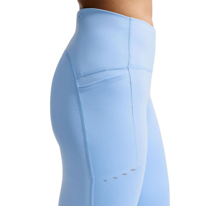 Nike Tight Df Swift Hr 7 8 Aluminum Argento Donna