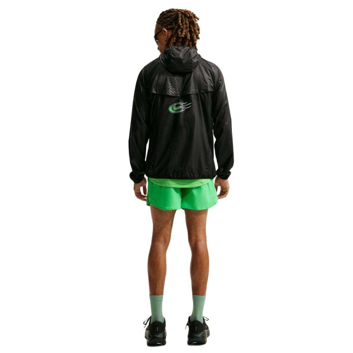 Nike Giacca Running Stride Uv Rpl Unstp Nero Uomo