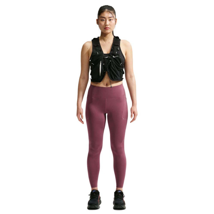 Nike Tight Df Swift 7 8 Rosa Smoke Argento Donna