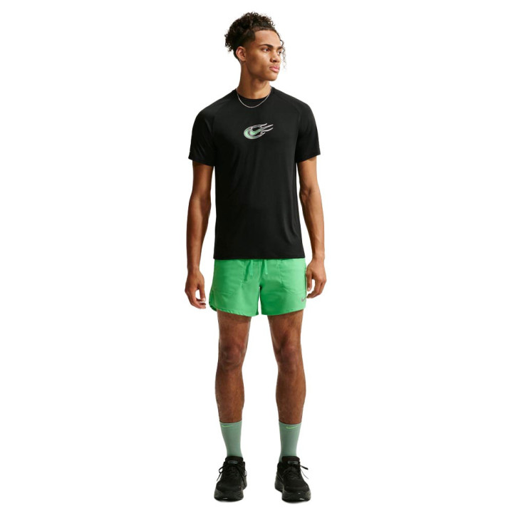 Nike T-shirt RunningStride Adv Unstp Nero Uomo