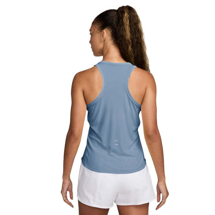 Nike Canotta Tempo Run Work Blu Argento Donna