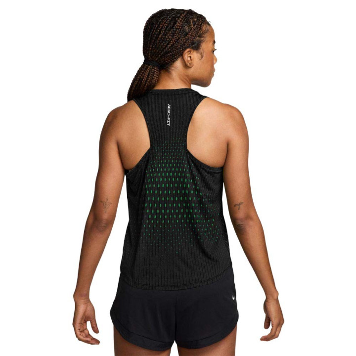 Nike Canotta Aero-Fit Swift Nero Verde Donna
