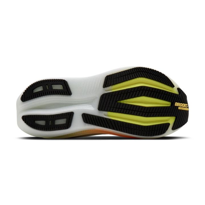Brooks Glycerin Max 2 Bianco Cyber Giallo - Scarpe Running Donna