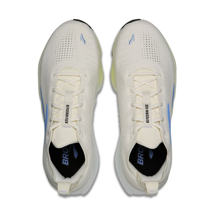 Brooks Glycerin Flex Bianco Cyber Giallo - Scarpe Running Uomo