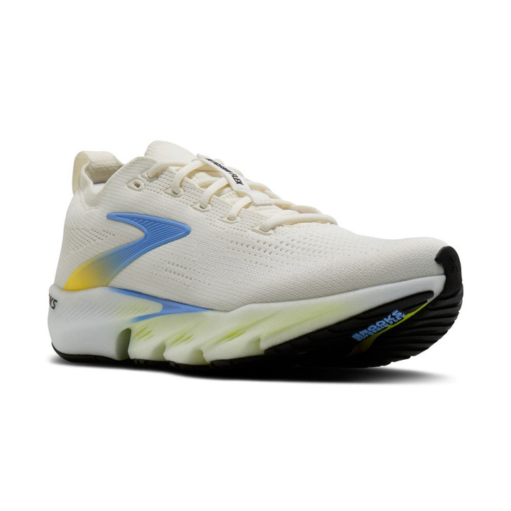 Brooks Glycerin Flex Bianco Cyber Giallo - Scarpe Running Uomo