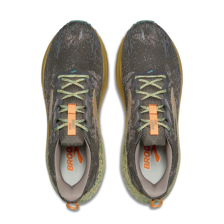 Brooks Ghost Trail Grigio Arancio Oroenmist - Scarpe Trail Running Donna