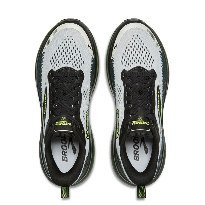 Brooks Cascadia 20 Grigio Nero Nightlife - Scarpe Trail Running Uomo