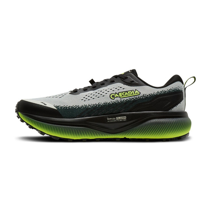 Brooks Cascadia 20 Grigio Nero Nightlife - Scarpe Trail Running Uomo