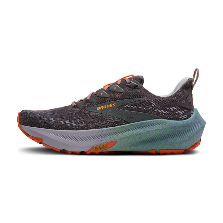 Brooks Ghost Trail Shark Jade Arancio - Scarpe Trail Running Donna