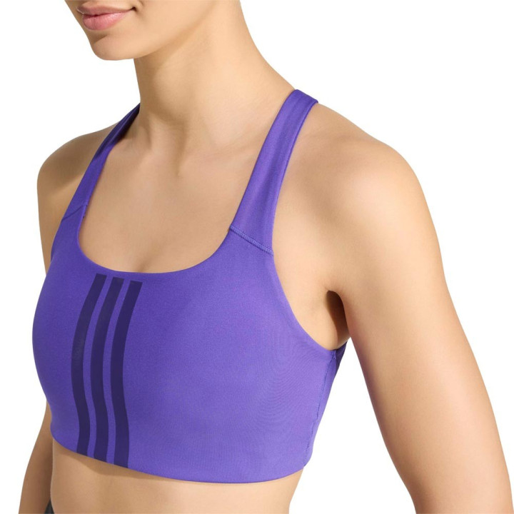 ADIDAS Optime Reggiseno Sportivo Medium Supp Blu Donna