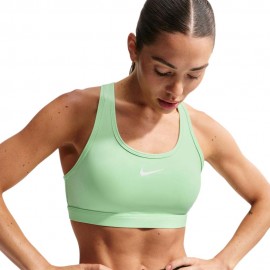 Swoosh Reggiseno Sportivo Medium Support giallo