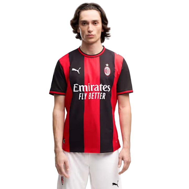 Puma Maglia Calcio Ac Milan Home Authentic 26 27 Nero Rosso Uomo