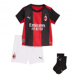 Neonato Ac Milan Home 26 27 nero rosso