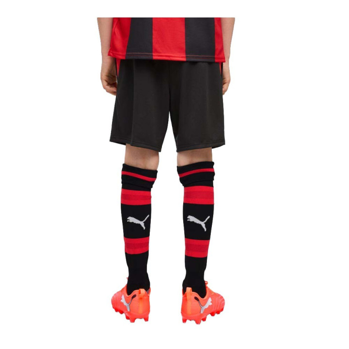 Puma Pantaloncini Calcio Ac Milan Home Replica 26 27 Nero Rosso Bambino