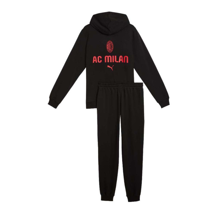 Puma Tuta Calcio Ac Milan Ftbl Culture Nero Rosso Uomo