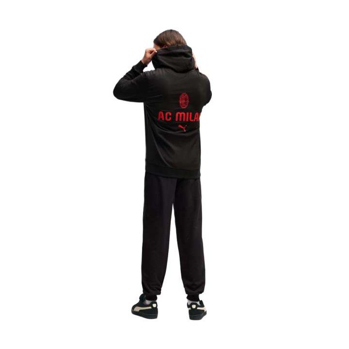 Puma Tuta Calcio Ac Milan Ftbl Culture Nero Rosso Uomo