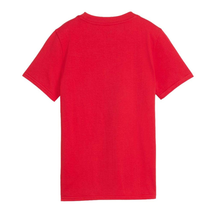 Puma Maglia Maniche Corte Ac Milan Rosso Bianco Bambino