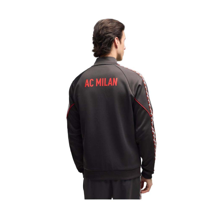 Puma Felpa Ac Milan King Anthem Antracite Rosso Uomo