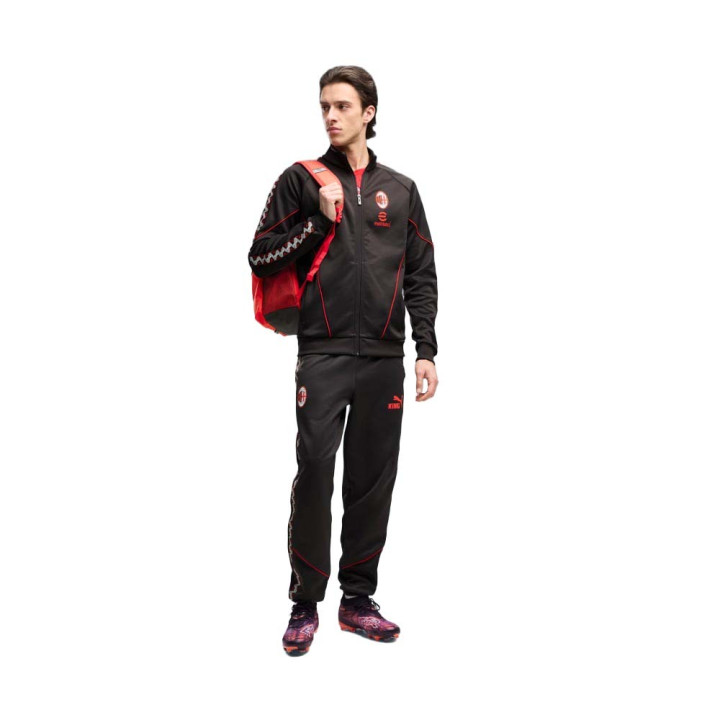 Puma Felpa Ac Milan King Anthem Antracite Rosso Uomo