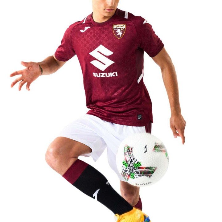 Joma Sport Maglia Calcio Torino Home 26 27 Granata Bianco Bambino