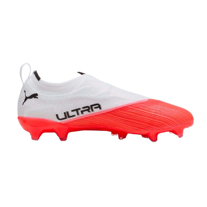 Puma Ultra Nitro 7 Ultimate Ll Fg Ag Bianco Rosso - Scarpe Da Calcio Bambino