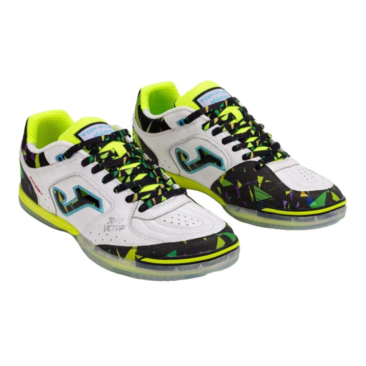 Joma Sport Top Flex 2692 Indoor Joao Victor Bianco Nero - Scarpe Da Calcio Uomo