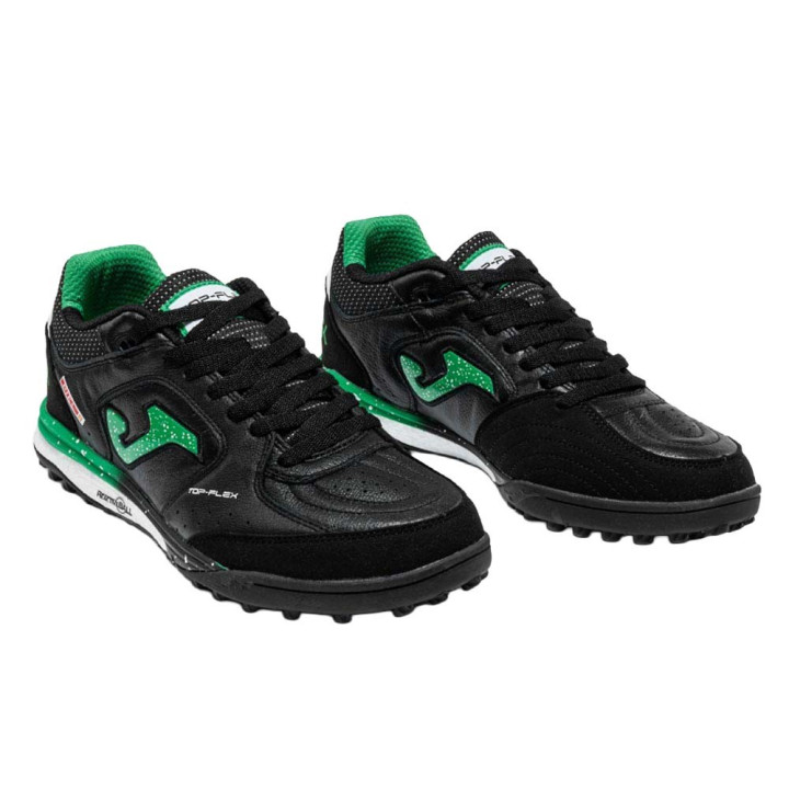 Joma Sport Top Flex Rebound 2601 Tf Nero Verde - Scarpe Da Calcio Uomo