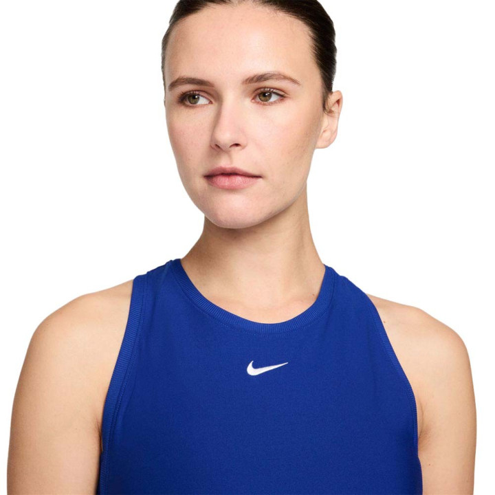 Nike Vestito Tennis Victory Old Blu Bianco Donna
