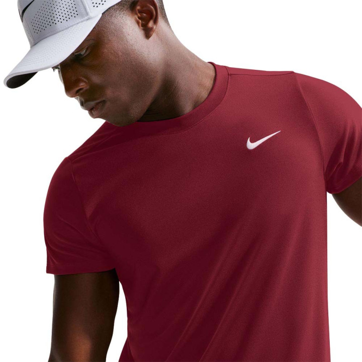 Nike T-Shirt Tennis Victory Team Rosso Bianco Uomo