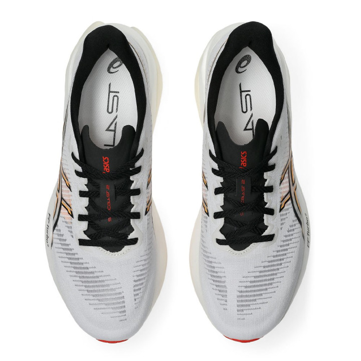 Asics Sonicblast 2 Bianco Stadium Arancio - Scarpe Running Uomo