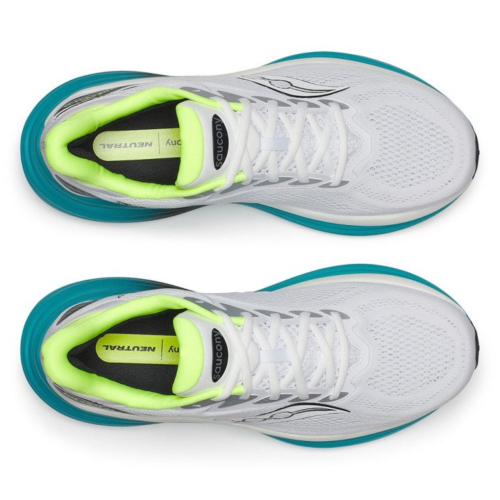 Saucony Triumph 24 Bianco Tranquil - Scarpe Running Uomo