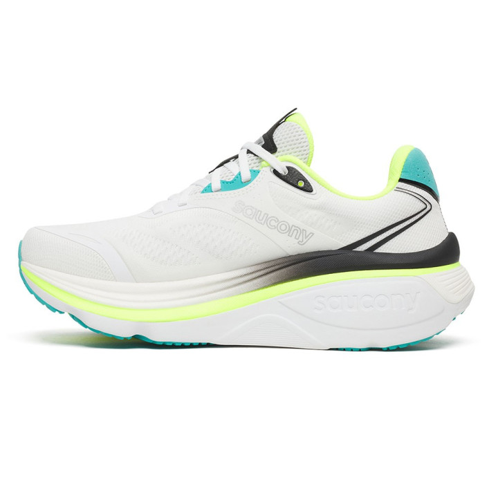 Saucony Hurricane 26 Bianco Citron - Scarpe Running Uomo